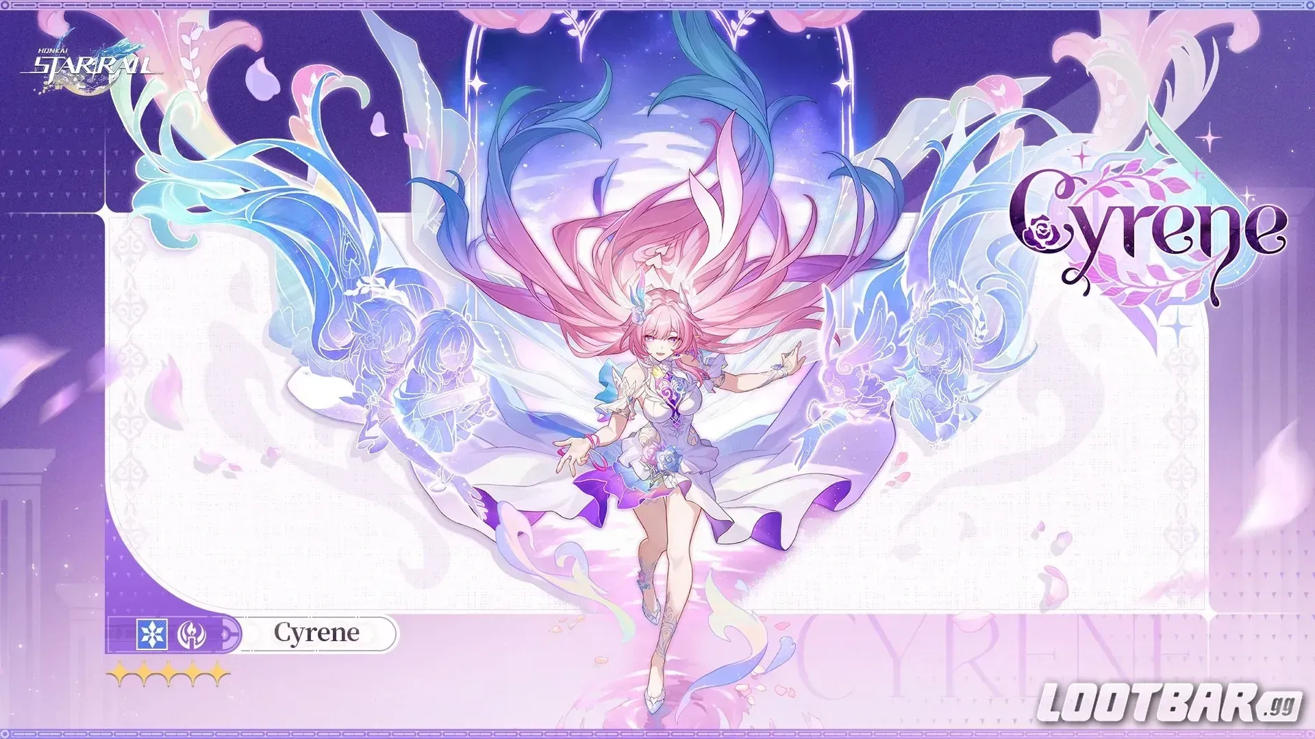 Screenshot von Cyrenes Ultimate Vers Gelübde Fähigkeit, die den Demiurgen-Memosprite-Beschwörungseffekt zeigt