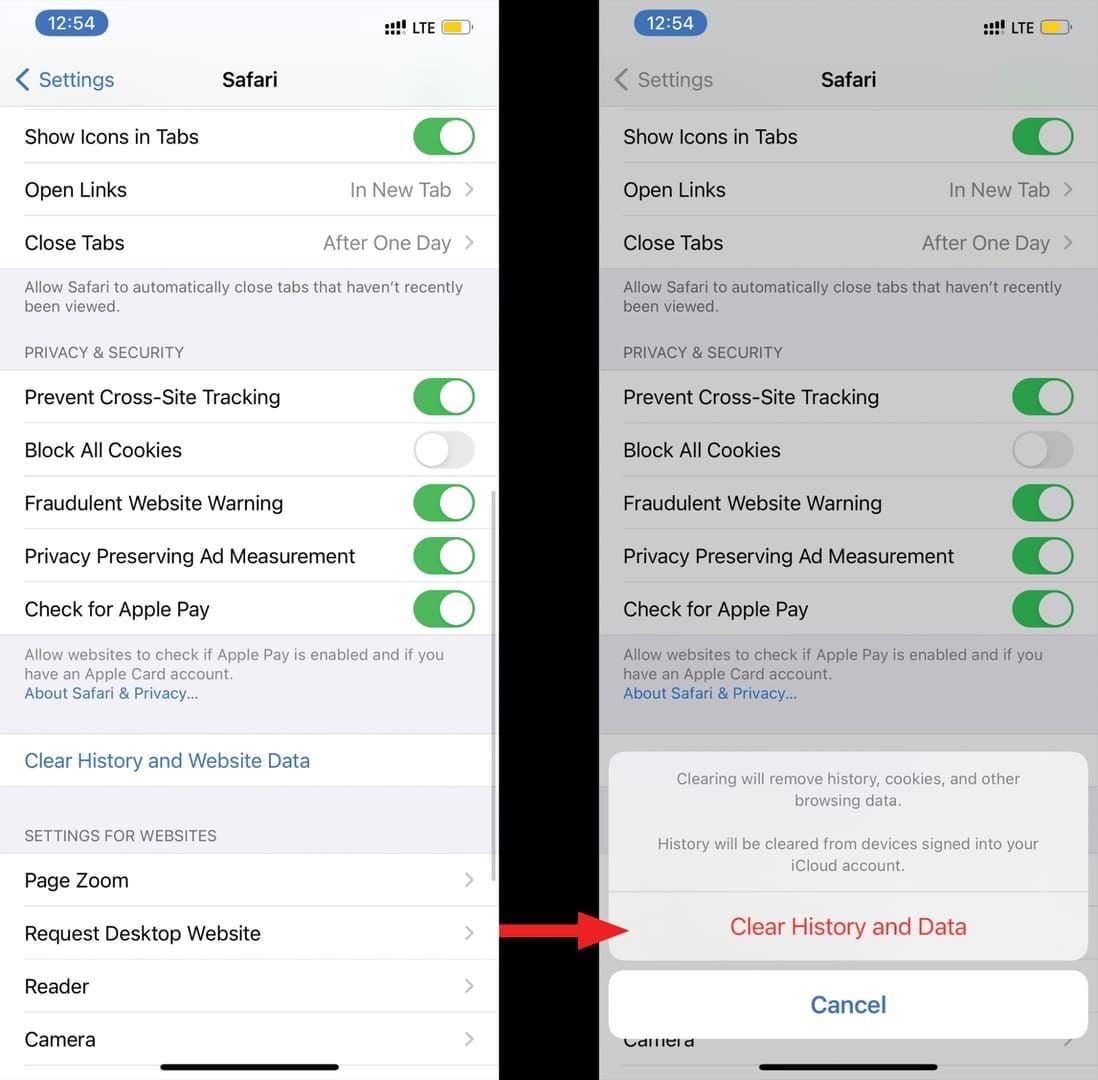 เมนูการตั้งค่าแอป SUGO บน Android พร้อมไฮไลต์ตัวเลือกการล้างแคชและข้อมูล