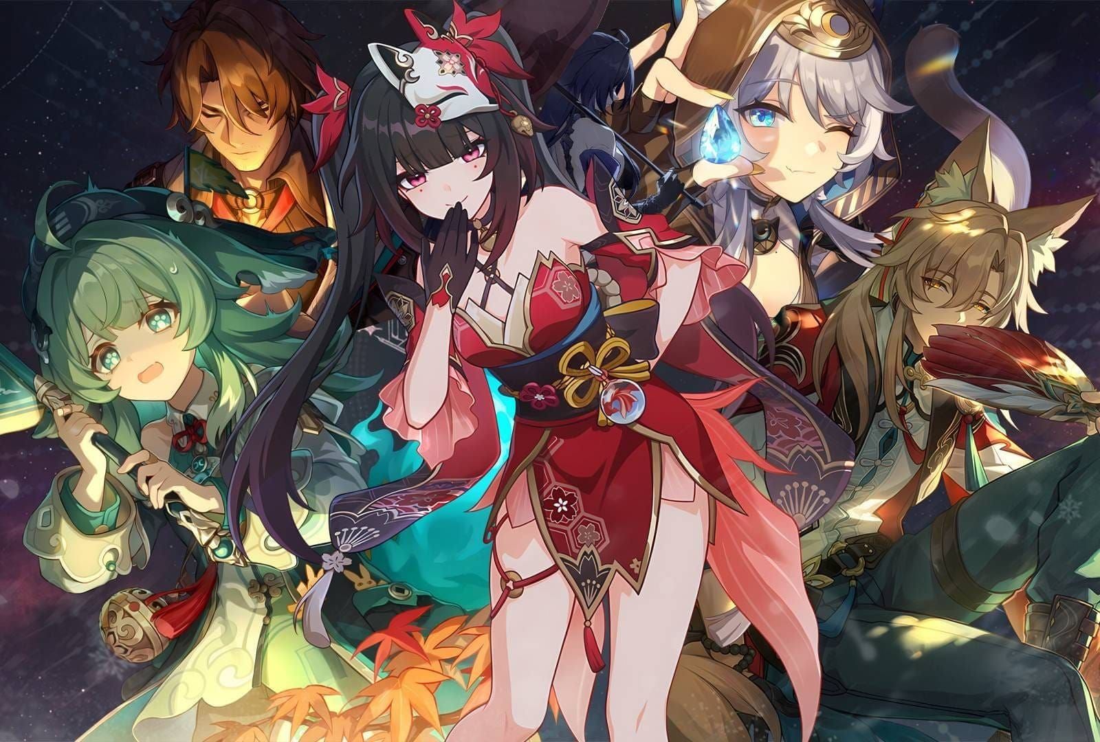 Hypercarry team met Hanami en Sparkle in Honkai Star Rail