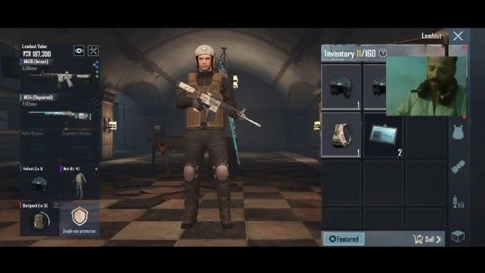 PUBG Mobile Metro Royale insurance system interface