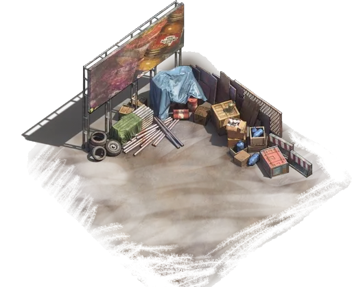 Janela de troca de mercador do Comerciante Solitário em The Walking Dead Survivors
