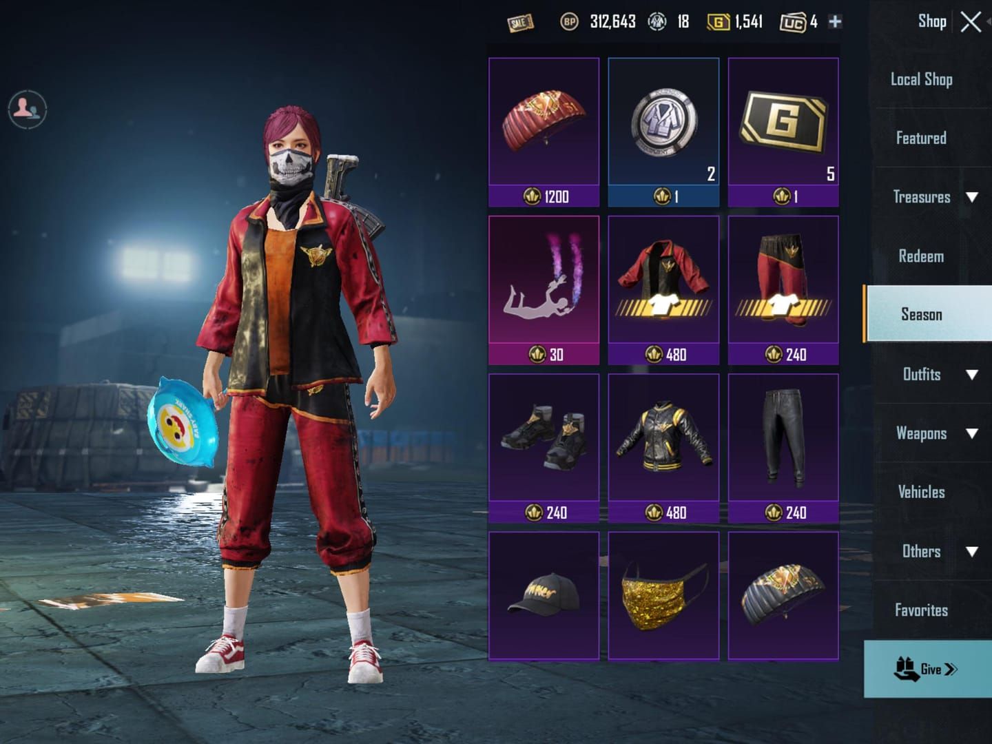 PUBG Mobile Aberrant Surgeon Set 의상