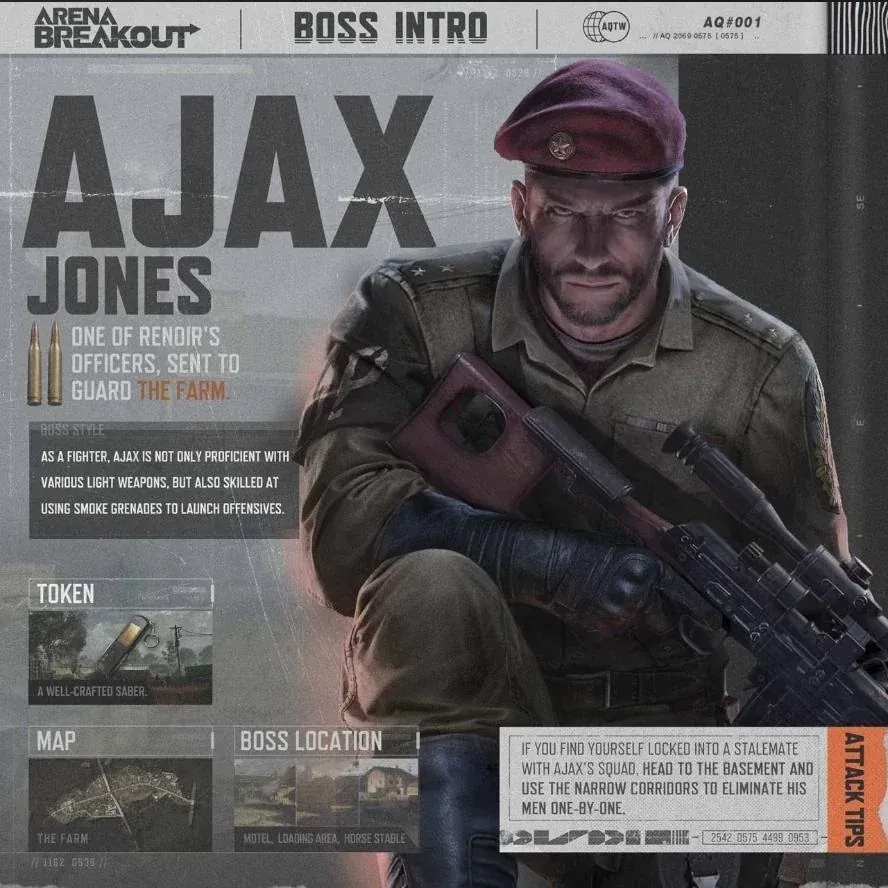 Screenshot of Ajax boss fight in Arena Breakout Motel