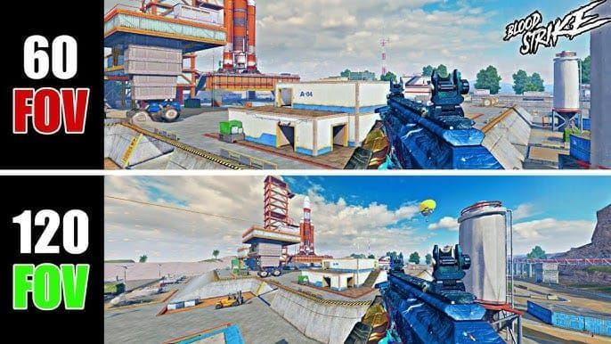 Внутриигровой скриншот Blood Strike: активация радиуса магнетизма прицела на вражеской цели