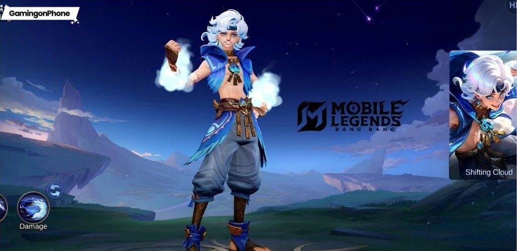 모바일 레전드 뱅뱅 소라 Azure Cloud vs 기본 스킨 비교 시각적 업그레이드