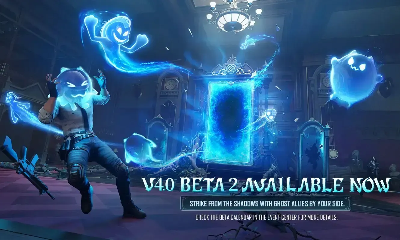 PUBG Mobile supernatural abilities interface showing skill selection and equipment slots