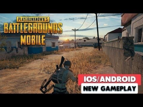 PUBG Mobile gameplay comparison between iOS and Android devices showing similar visual quality