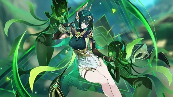 Personagem Dendro Nefer de Genshin Impact