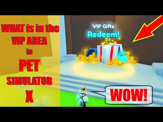 로블록스 펫 시뮬레이터 X VIP 게임플레이 스크린샷