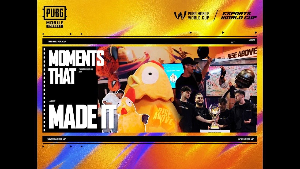 Récapitulatif officiel de l'Esports World Cup de PUBG MOBILE. Copiez un code, puis testez-le sur votre propre écran