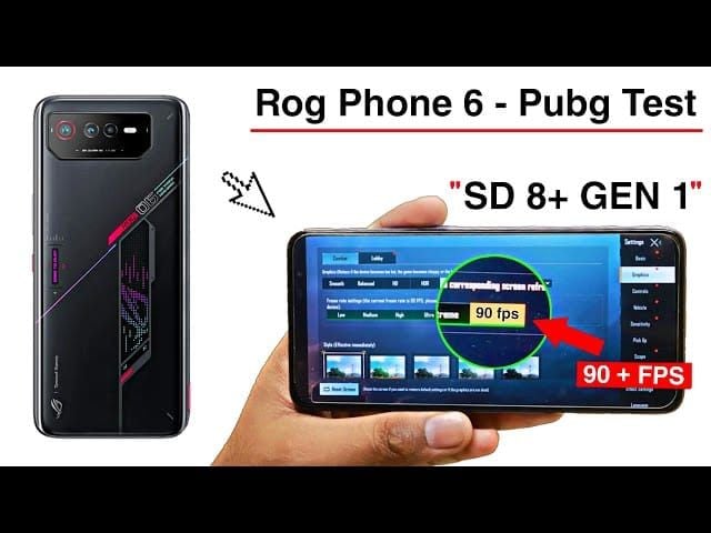 ROG Phone 8上绝地求生手游FPS性能基准测试