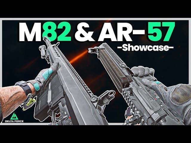 Delta Force AR-57 a Barrett M82 zbraně
