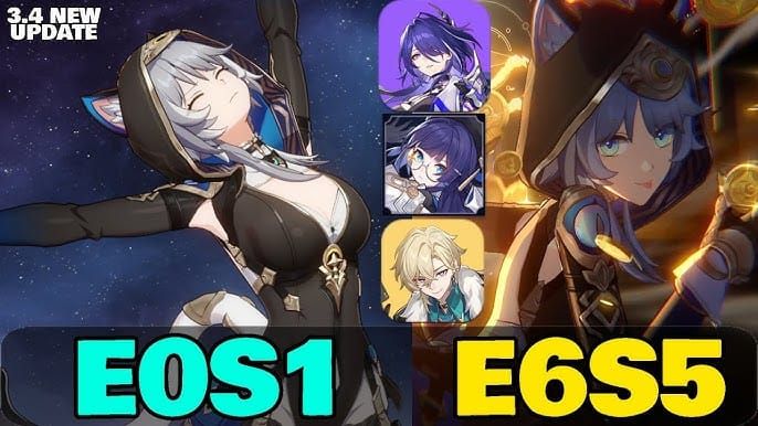 MoC clear tijden voor Cipher 140 vs 170 SPD in Honkai Star Rail