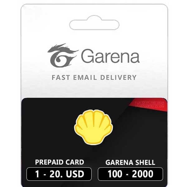 1650 Garena Shells maximum points tier card