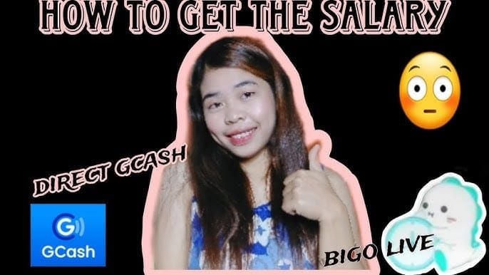 Step-by-step guide showing GCash payment process for Bigo Live diamonds