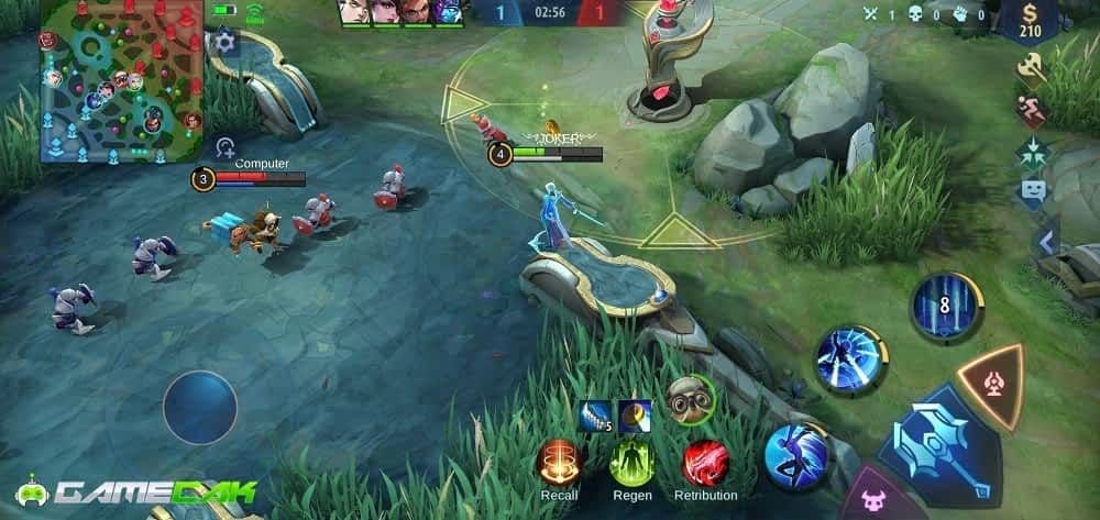 Screenshot of claiming Vale Gaara skin at 1000 Training Points in Mobile Legends Bang Bang