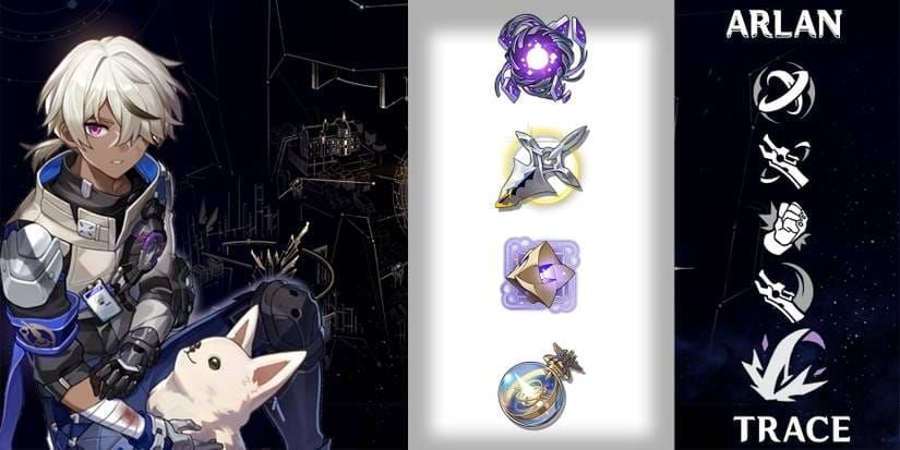Antara muka peningkatan jejak Arlan Honkai Star Rail keutamaan F2P