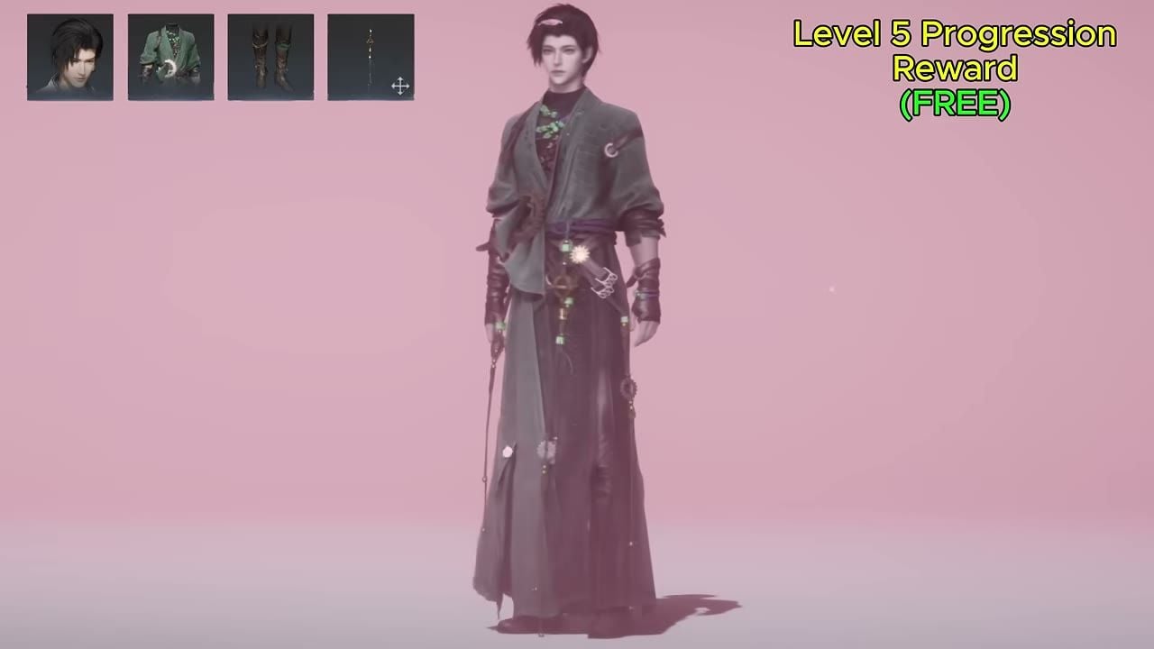 Where Winds Meet free Level 5 progression outfit