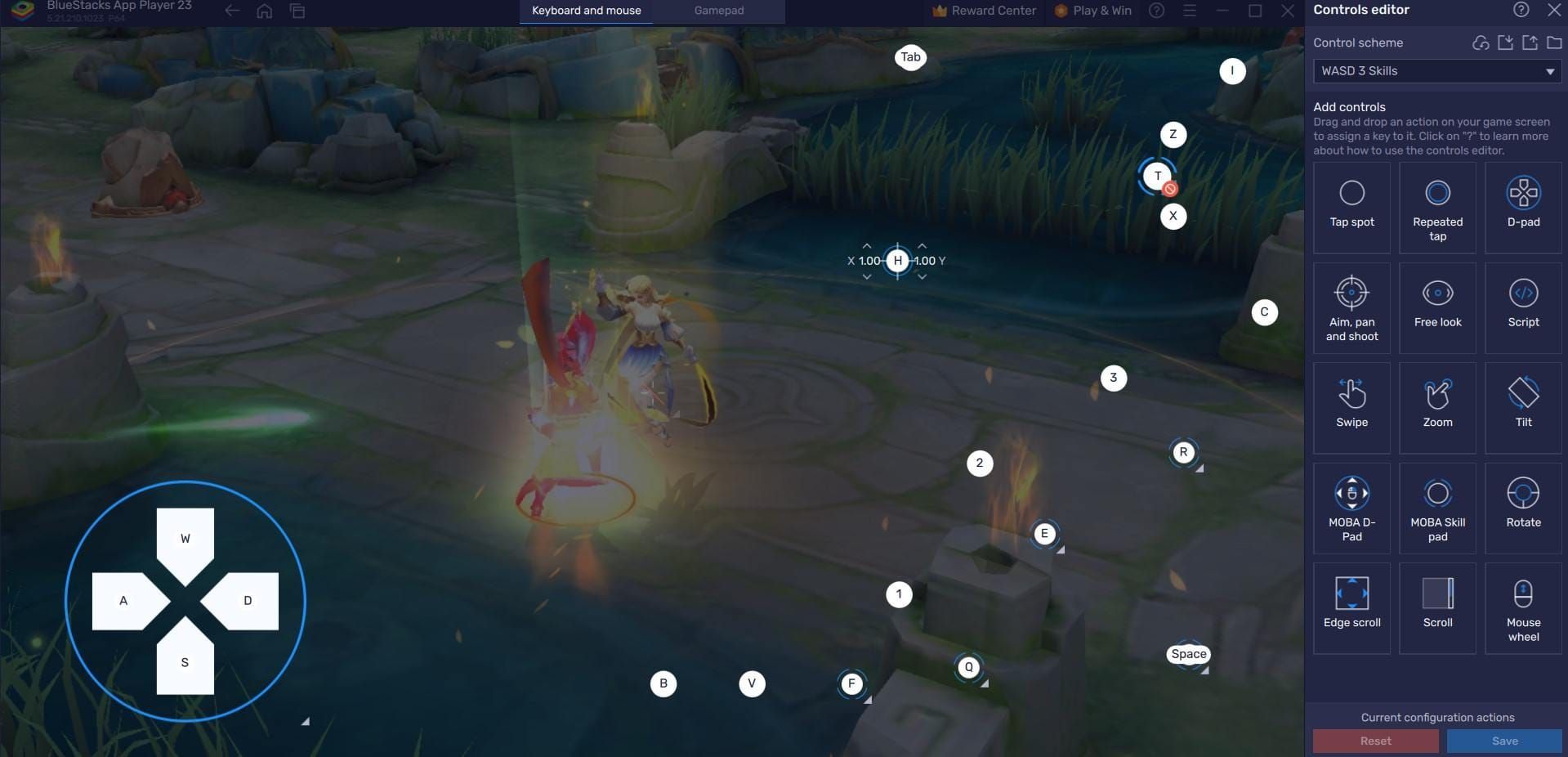 Aangepaste Honor of Kings besturingslay-out voor MLBB-overstappers