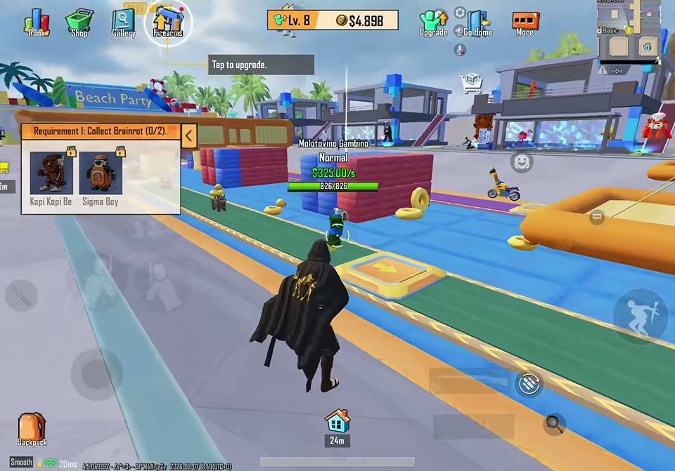 Collectez des personnages Brainrot dans PUBG Mobile Brainrot Royale pour obtenir des hauts faits