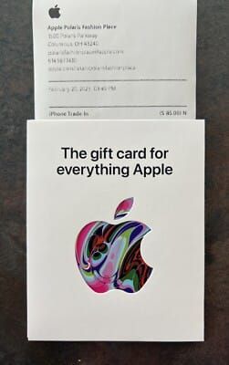 Guide to inspecting Apple Gift Card (US) for tampering: intact PIN sticker and packaging