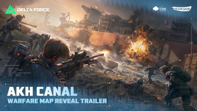 Delta Force Akh Canal Warfare mapa screenshot