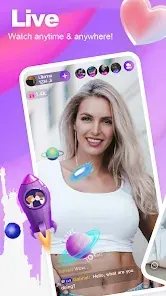 Chamet Party Room interface with multiple users in video chat session