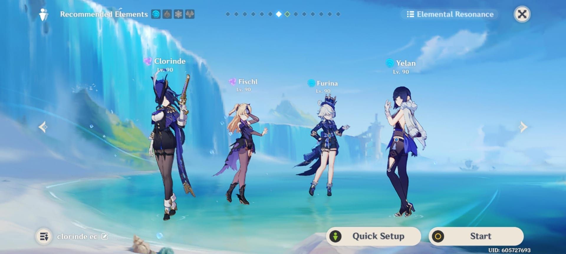 Genshin Impact Electro-Charged teamgids met Fischl Mona Traveler Noelle