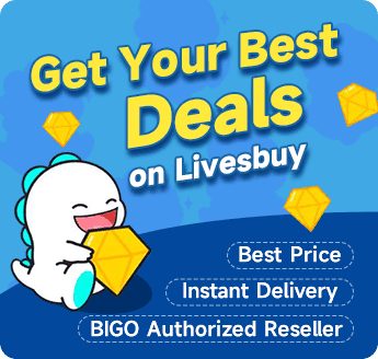 Price comparison chart for Bigo Live diamonds across different purchase platforms