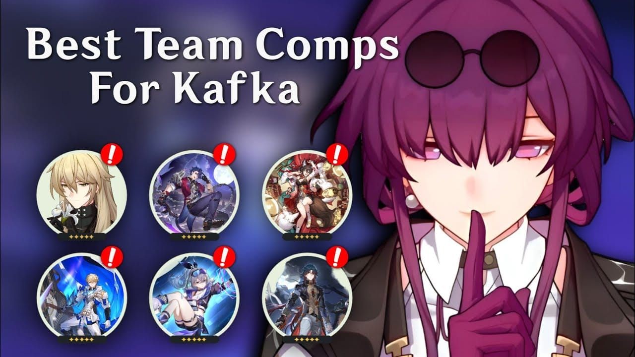 Optimal Kafka team composition in Honkai Star Rail featuring Black Swan, Ruan Mei, and Huohuo