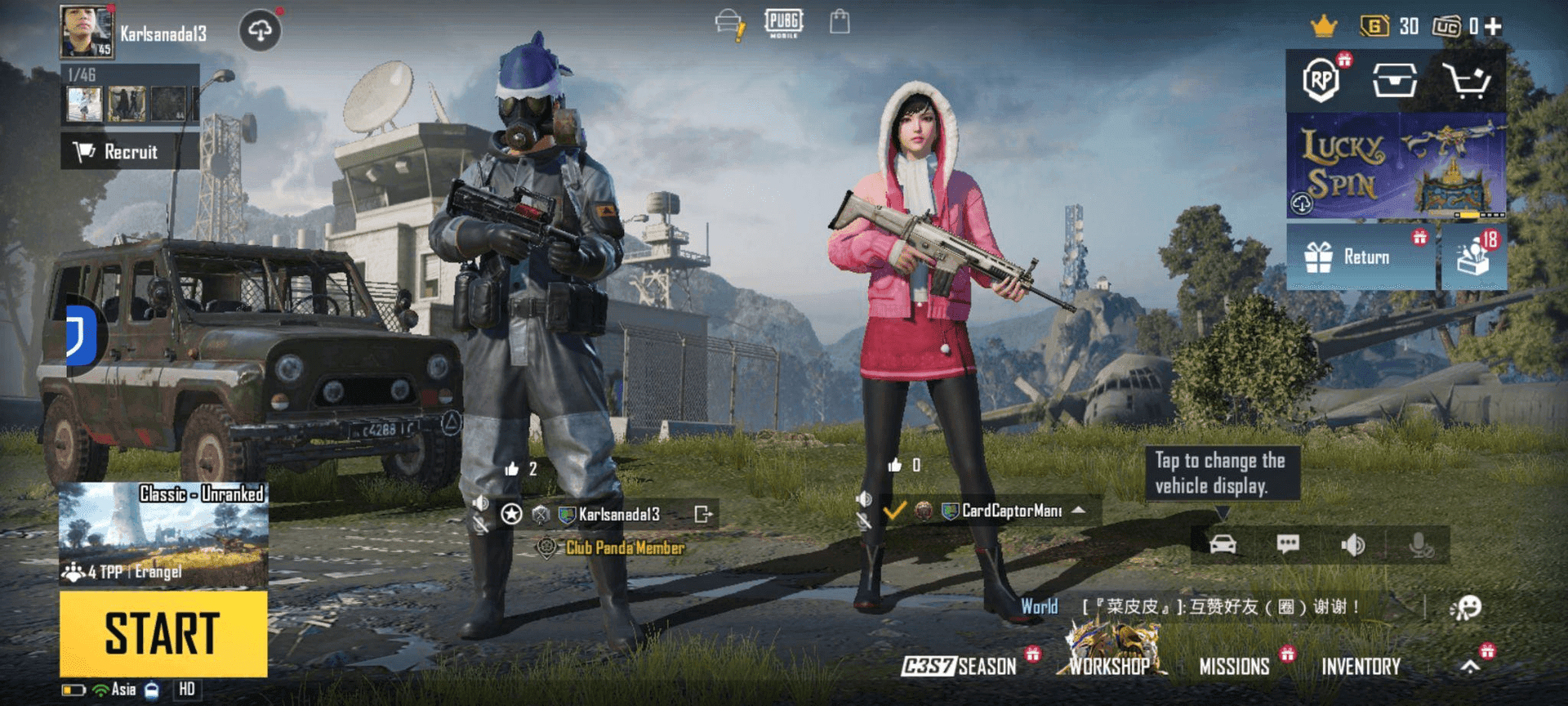 보완적인 무기 역할과 팀 조정을 보여주는 PUBG 모바일 듀오 모드 전술 포지셔닝 가이드