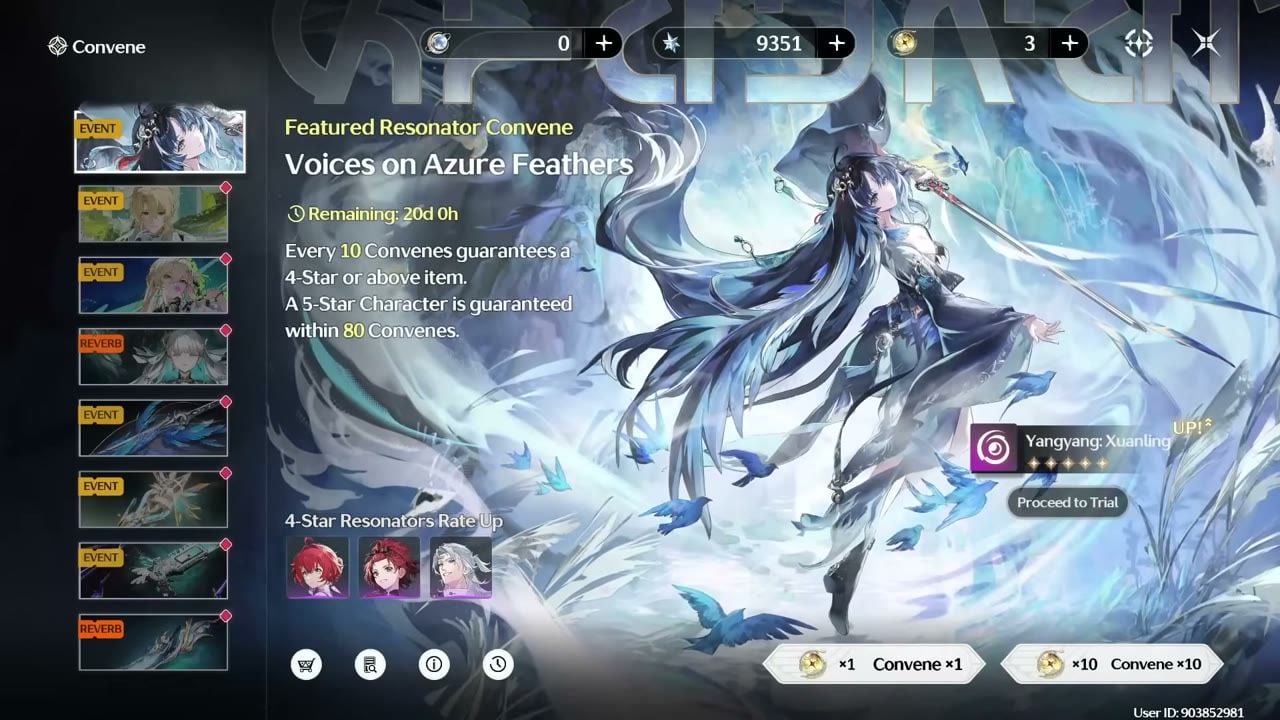 Wuthering Waves beginner mistakes Astrite Convene banner pity