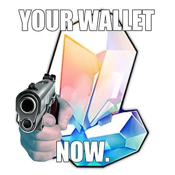 होन्काई स्टार रेल स्टेलर जेड मुद्रा वॉलेट इंटरफेस जिसमें बैलेंस दिखाया गया है