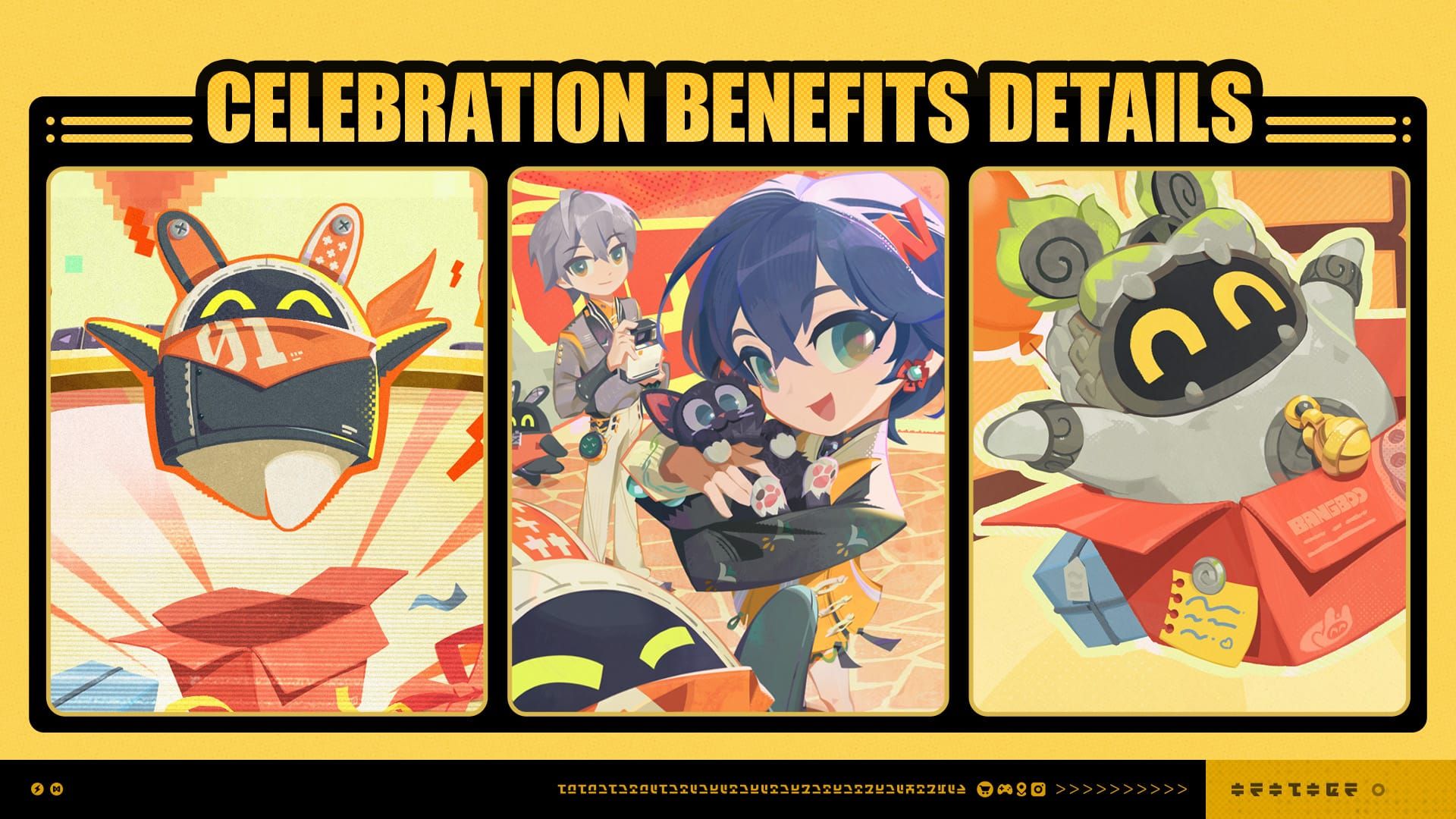 واجهة مكافآت اختبار حراس الفراغ في Zenless Zone Zero تعرض البوليكروم، البوبون، والديني.