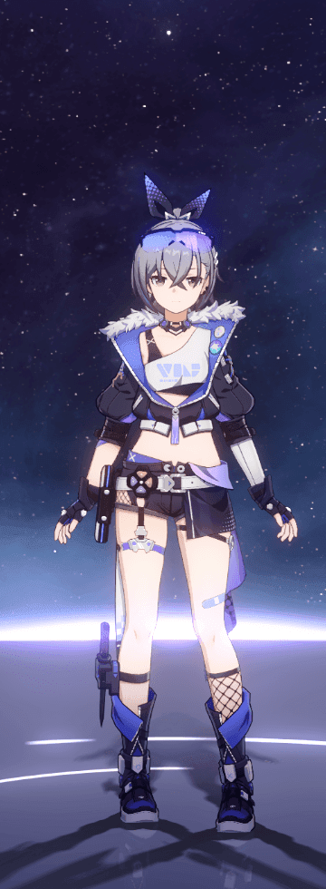 Silver Wolf character profile showing base stats and abilities in Honkai Star Rail