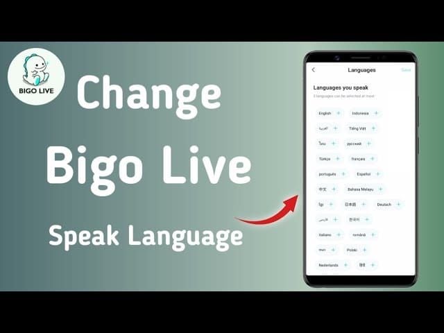 Panduan aplikasi Bigo Live ke menu tetapan terjemahan