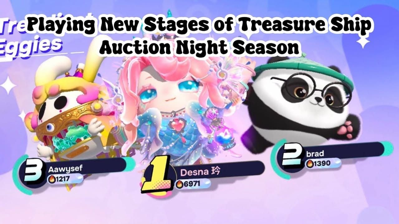 لقطة شاشة لدليل سحب كنز دارك بانش واغنر في Eggy Party