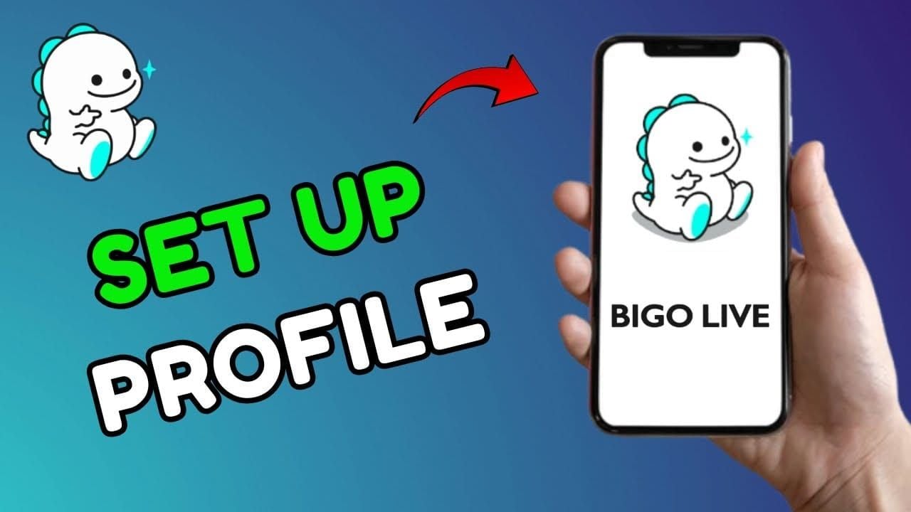 Example of a complete and optimized Bigo Live streamer profile with all sections filled out