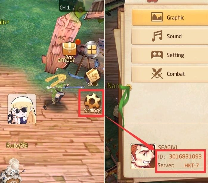 How to recharge Tales of Wind (Global)