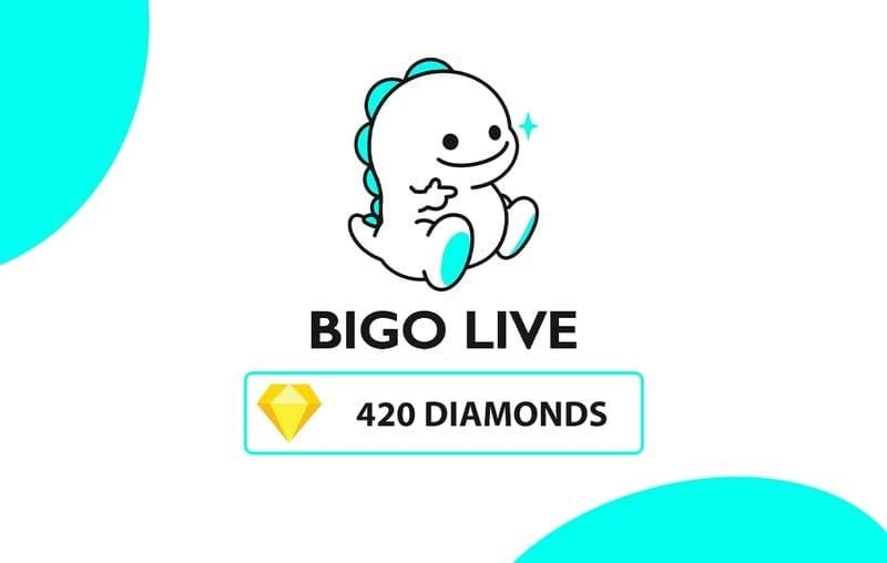Bigo Live Diamonds recharge screen highlighting bonus diamonds offer