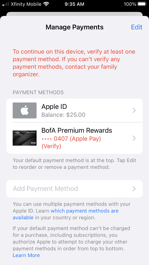 Panduan untuk memilih opsi pembayaran Tidak Ada