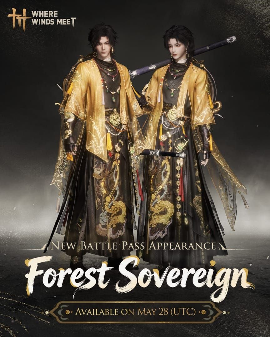 Forest Sovereign outfit artwork in Where Winds Meet
