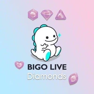 Bigo Top-Up Center web interface with diamond packages and payment options
