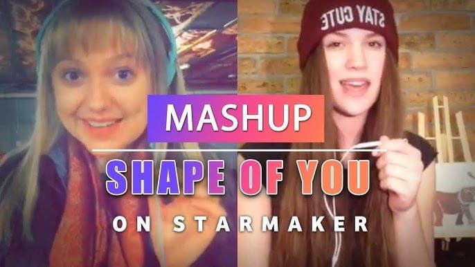 Exemplu de duet viral StarMaker pe Shape Of You