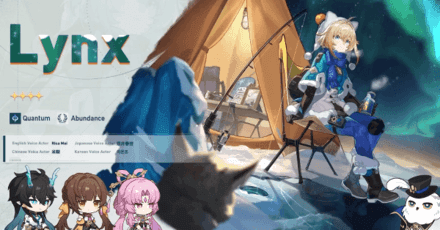 Lynx character banner from Honkai Star Rail Version 1.3