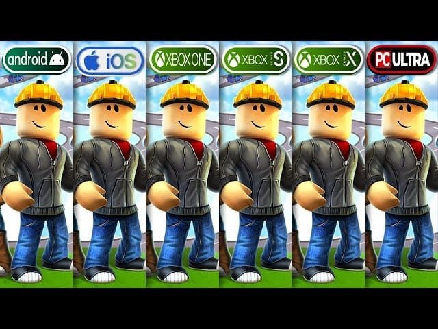 Srovnání uplatnění Roblox na iOS, Android a iPadu