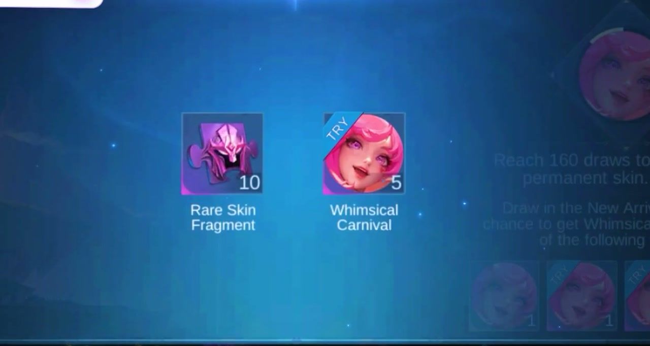 New Arrival Skin Draw Rare Skin Fragments ×10 in MLBB