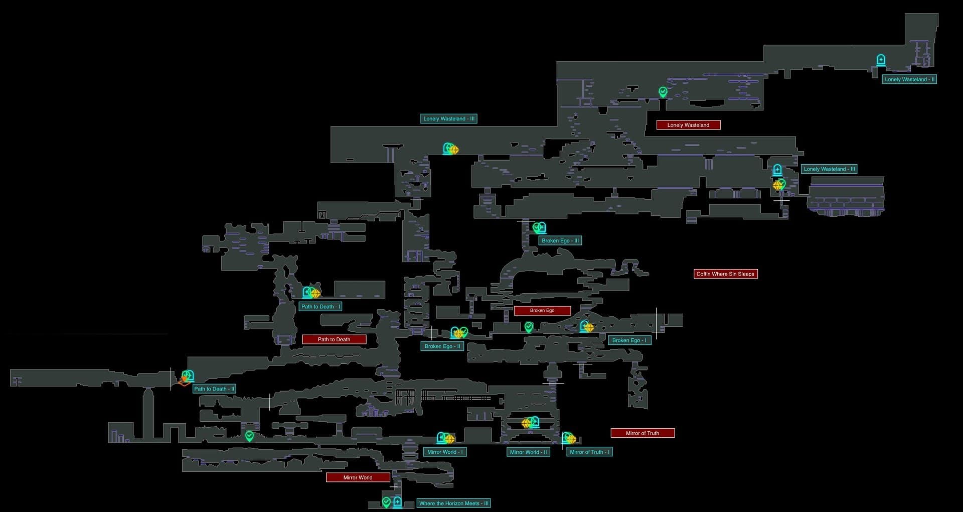 Harta etapelor evenimentului Sin Editor pentru farmarea monedei în Goddess of Victory NIKKE