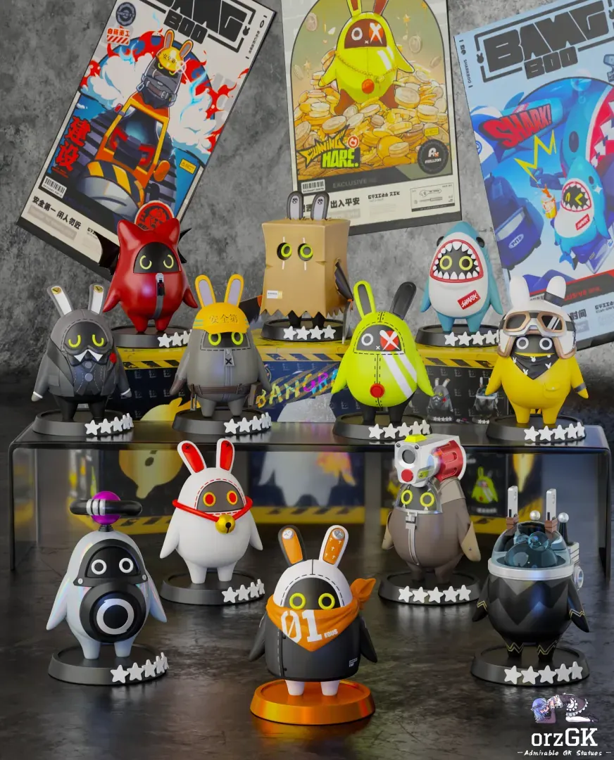Zenless Zone Zero Bangboo blind box collection including pins and keychains