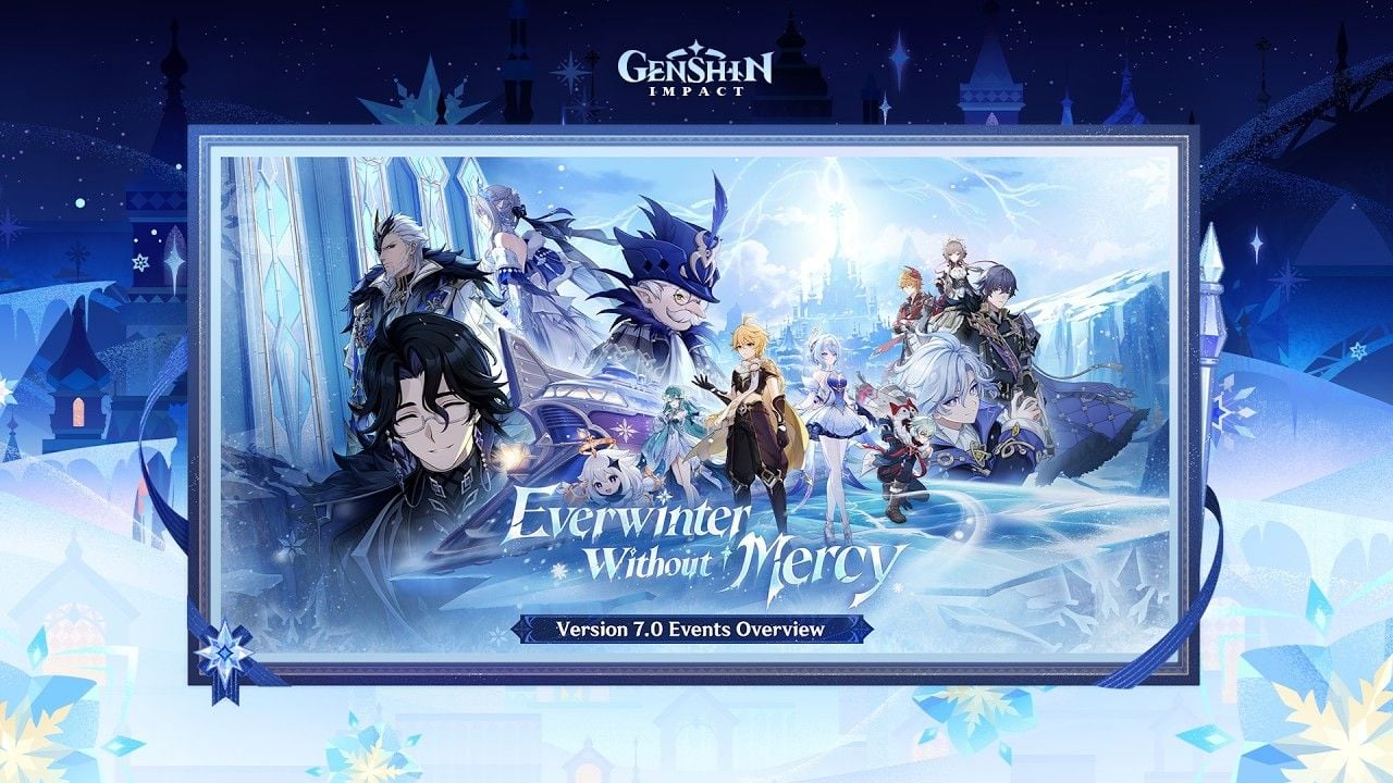Przegląd wydarzeń wersji 7.0 Genshin Impact „Everwinter Without Mercy” – oficjalna grafika